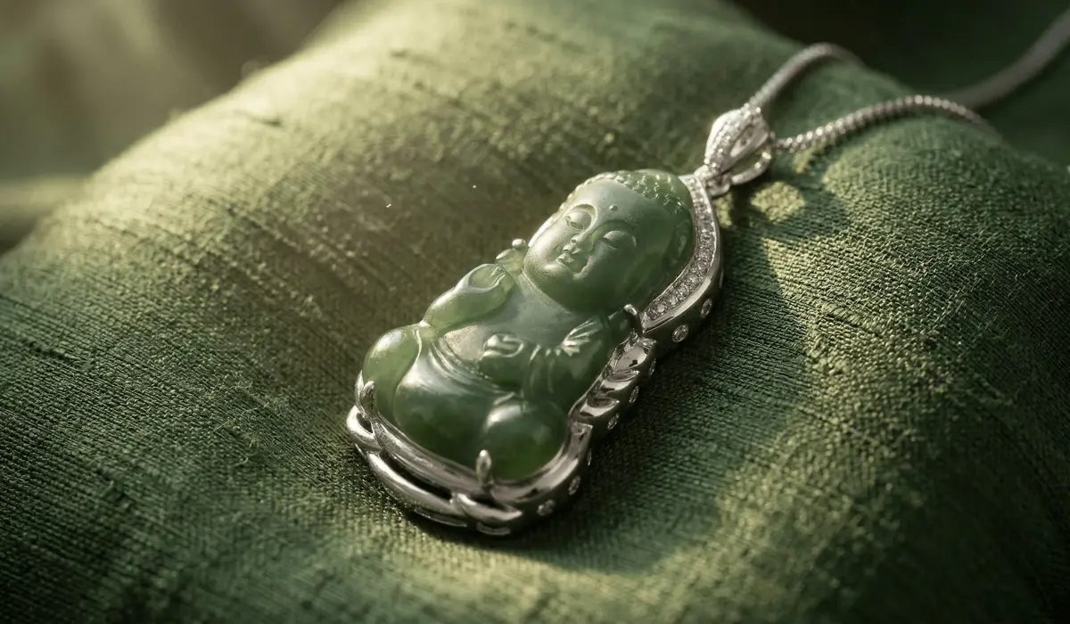 The Meaning and Symbolism of Guan Yin Pendants: A Guide to Compassion and Protection 3 - Buddha Bodhis A ritual cleansing of a Guan Yin pendant using a singing bowl and incense to refresh its spiritual energy.