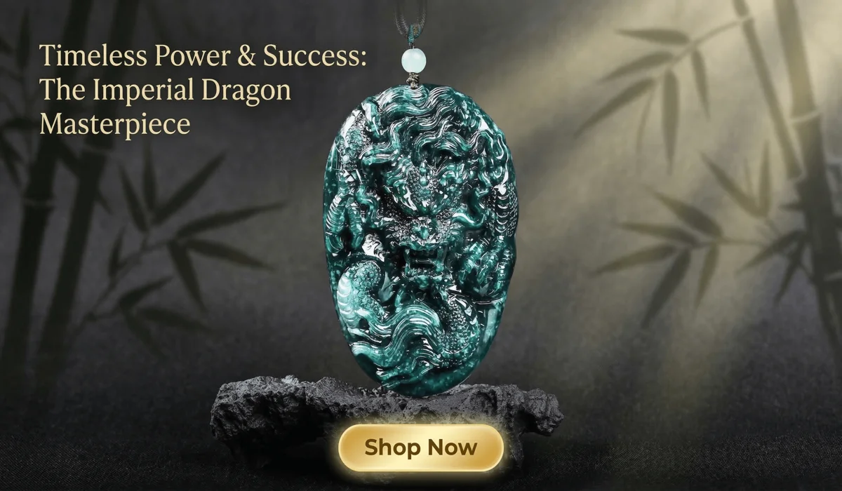 Who Should Not Wear Dragon Jewelry? Feng Shui Taboos and Zodiac Compatibility 2 - Buddha Bodhis 88g Natural Jadeite Dragon Pendant, 3D High-Relief Jade Amulet for Success and Prosperity, Luxury Oriental Jewelry Blog Illustration