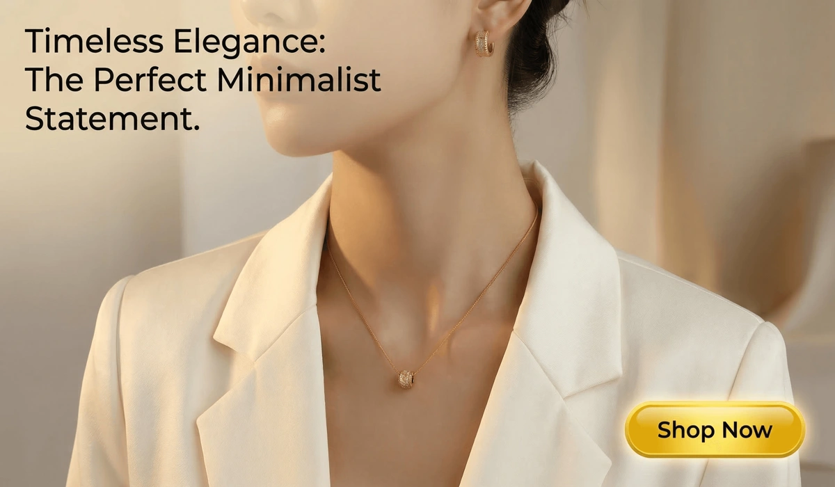 Angel Number Necklaces: Choosing Between Old English and Minimalist Fonts 3 - Buddha Bodhis Minimalist Titanium Steel Jewelry Set - Elegant Gold Necklace and Earrings for Modern Women Fashion Blog