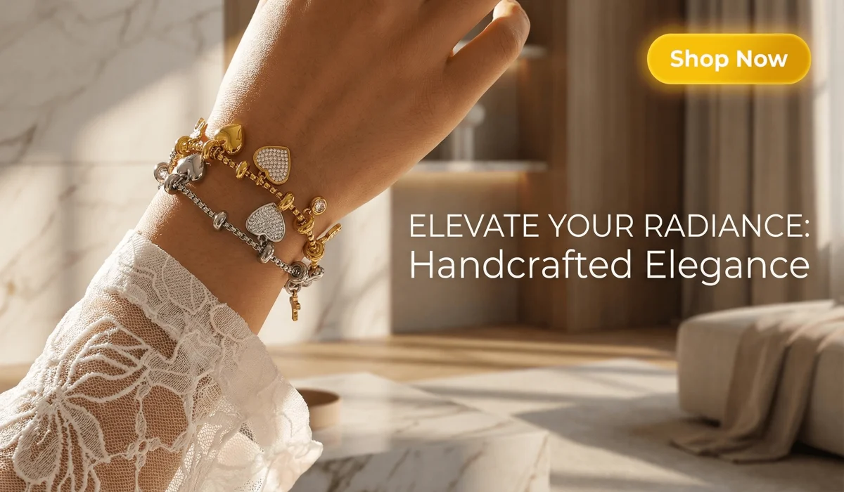 What Are Angel Numbers? A Beginner’s Guide to Their Meanings and Significance 3 - Buddha Bodhis Celestial Charm Titanium Steel Bracelet with gold and silver heart pendants, handcrafted luxury jewelry for elegant women's styling.