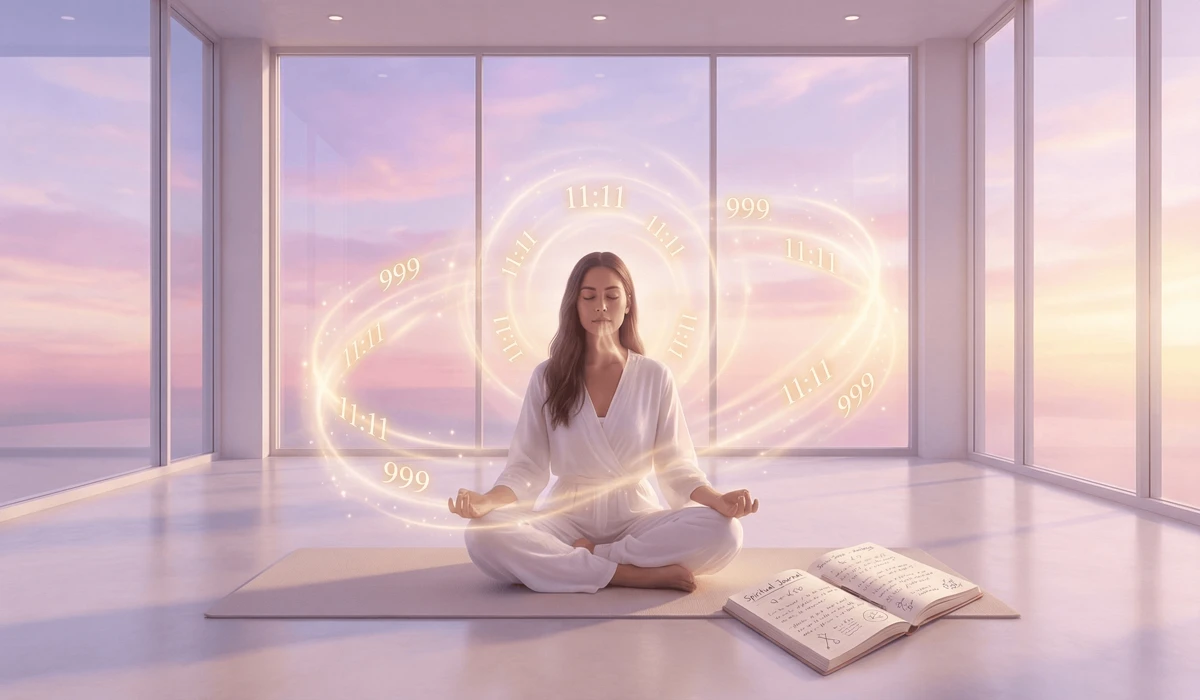 Why You Keep Seeing Angel Numbers After a Breakup and What They Mean for Your Healing 3 - Buddha Bodhis Meditation ritual for healing after a breakup featuring the 11:11 alignment and 999 closure symbols.