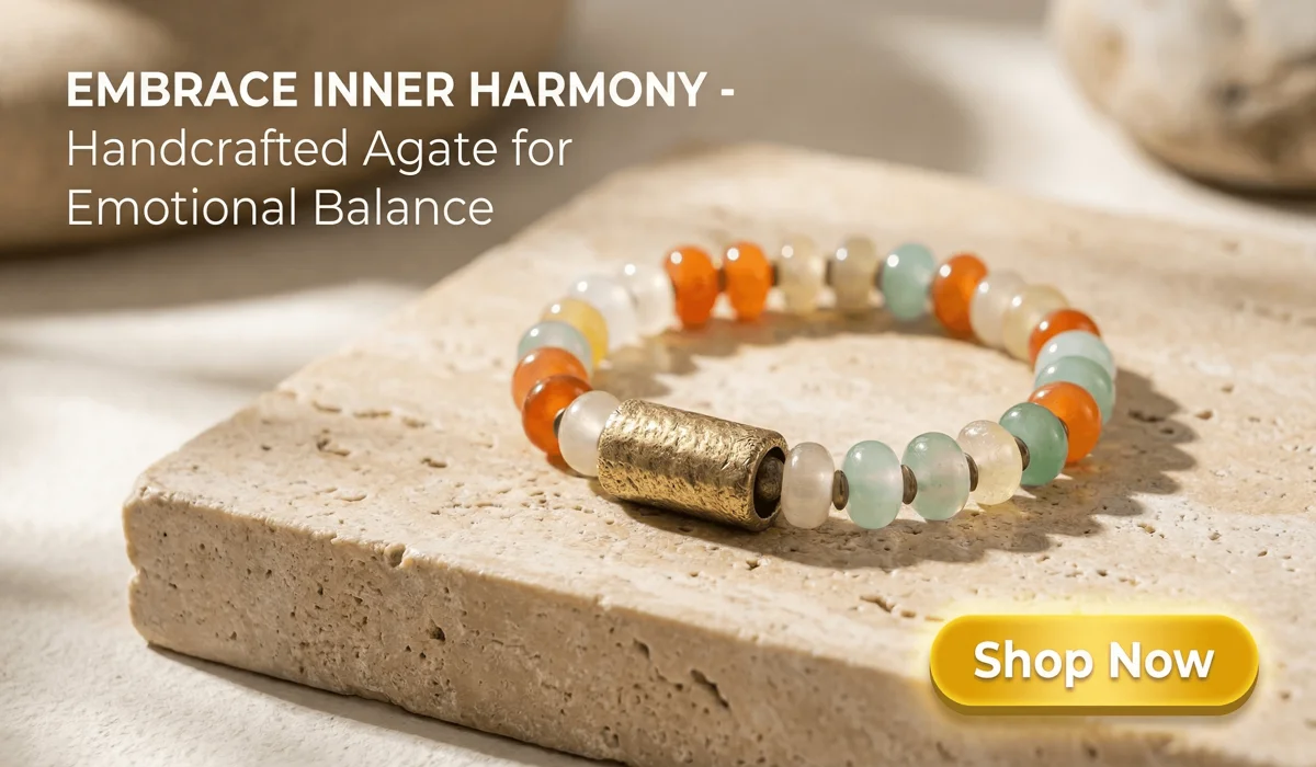 222 Angel Number Meaning: A Message of Peace, Balance, and Divine Alignment 2 - Buddha Bodhis 7 Chakra Multi-Color Agate Bracelet for Emotional Balance and Harmony - High-end Spiritual Jewelry with Shop Now Button