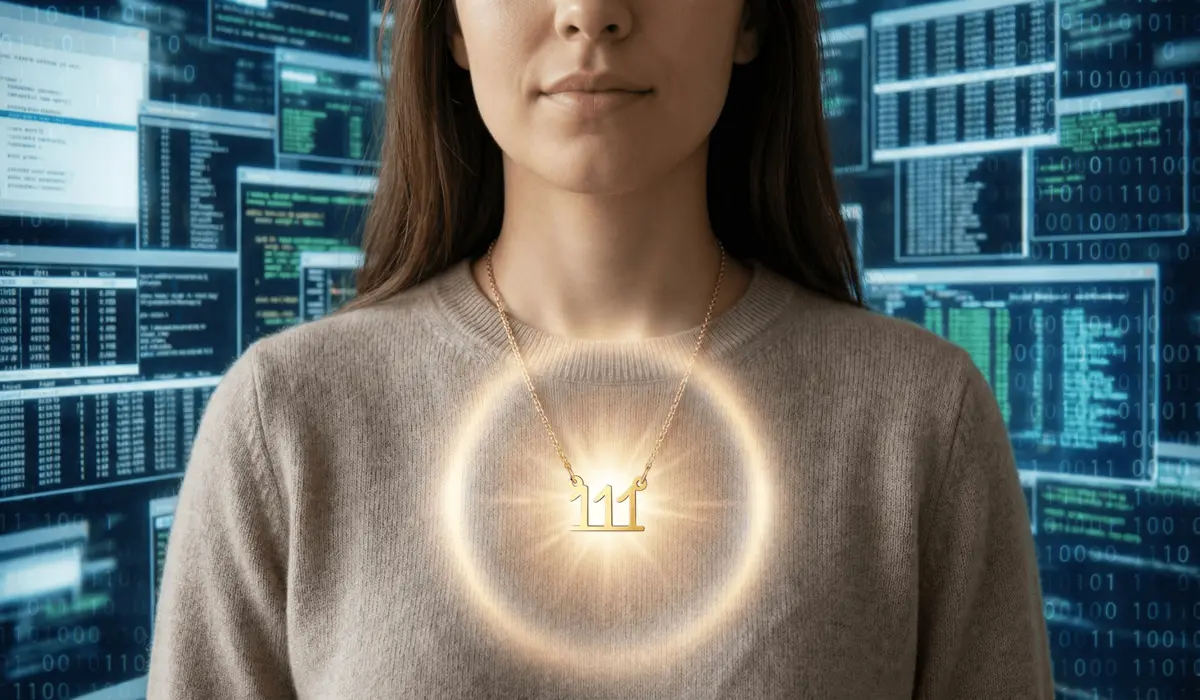 Why You Keep Seeing Multiple Different Angel Numbers and What It Means for Your Journey 3 - Buddha Bodhis High-quality angel number jewelry being worn as a spiritual anchor and manifestation tool against digital fatigue.