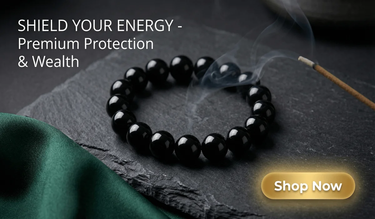 Spiritual Protection Bracelets: Energy Management for Empaths 3 - Buddha Bodhis Natural Black Obsidian Bracelet for Protection and Wealth - High-end Feng Shui Jewelry Blog Illustration