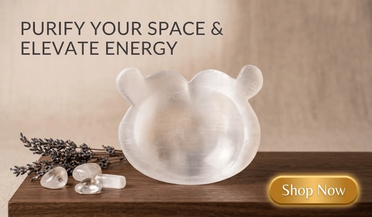 How to Cleanse and Charge Your Child’s Spiritual Jewelry 2 - Buddha Bodhis Natural Moroccan Selenite Ox Bowl for Crystal Cleansing and Energy Charging, Handcrafted Spiritual Home Decor