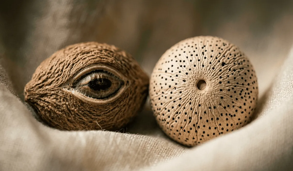 The Spiritual Significance and Benefits of Meditating with Bodhi Seed Malas 1 - Buddha Bodhis Detailed comparison of Phoenix Eye Bodhi seeds and Star and Moon Bodhi seeds, highlighting their unique spiritual symbolism.