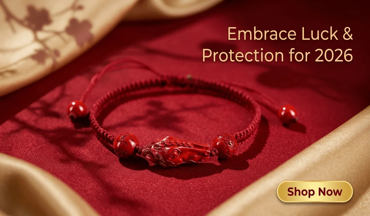 The Meaning of Red String Bracelets for Men: Protection, Fate, and Tradition 2 - Buddha Bodhis Handcrafted Natural Red Cinnabar Prosperity on Horseback Bracelet - 2026 Year of the Horse Zodiac Red String Amulet for Luck and Protection