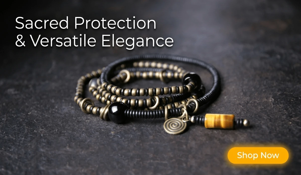 How to Wear and Care for Your Mala Necklace for Spiritual Protection 2 - Buddha Bodhis Convertible Dzi Bead Mala Tibetan Wrap Bracelet and Necklace for Meditation and Style