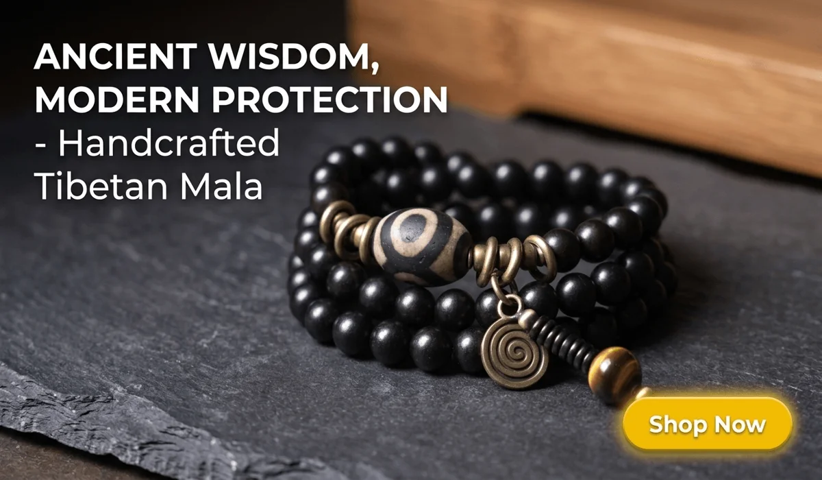 Dzi Bead Authenticity: How to Identify Natural vs. Acid-Etched Stones 3 - Buddha Bodhis Authentic Three-Eyed Dzi Bead Bracelet and Tibetan Protection Mala for spiritual wellness - Shop Now