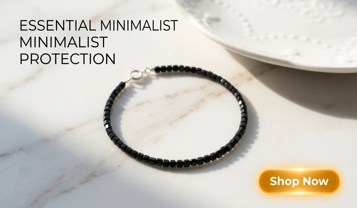 Black Tourmaline Pendant: Spiritual Meaning, EMF Protection, and Healing Benefits 3 - Buddha Bodhis Dainty 2mm natural black tourmaline square bead bracelet for minimalist protection and elegant jewelry style
