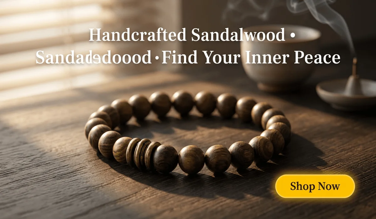 Can You Wear a Sandalwood Bracelet in the Shower? Practical Care Guidelines 1 - Buddha Bodhis Natural Sandalwood Bead Bracelet Zen Inspired Meditation Jewelry for mental peace and mindfulness