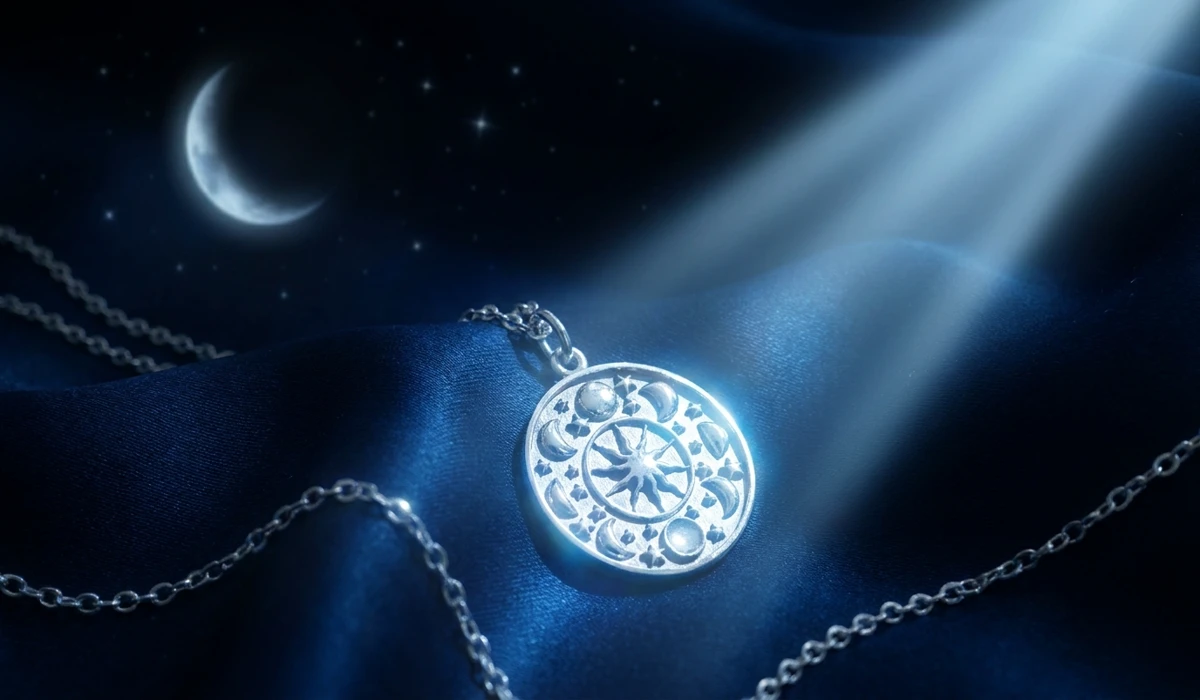 The Gentle Connection: Why Sterling Silver is the Ideal Choice for Sensitive Skin and Spiritual Practice 1 - Buddha Bodhis 925 sterling silver spiritual jewelry reflecting moonlight, symbolizing lunar energy and the divine feminine connection.