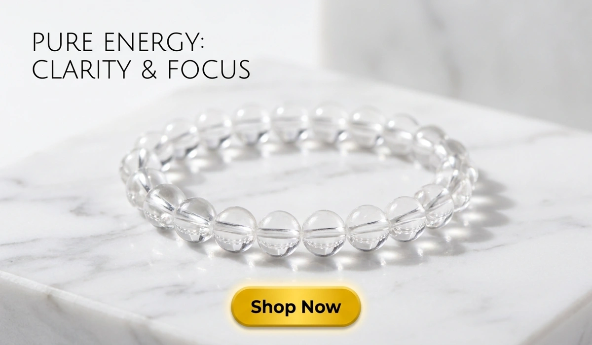 How to Use the Star of David as a Focal Point for Meditation 3 - Buddha Bodhis Natural Clear Quartz Bracelet for Master Healer Energy, Focus and Aura Cleansing - Premium Crystal Jewelry